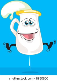 A overflowing beer glass jumping 	