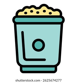 Overflowing popcorn bucket at cinema, enjoying a movie night with delicious snacks
