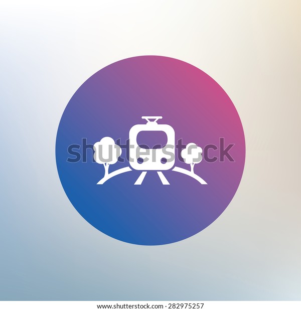 Overground Subway Sign Icon Metro Train Stock Vector (Royalty Free ...