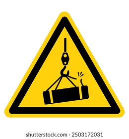 Overhead Hoist Symbol Sign ,Vector Illustration, Isolate On White Background Label.EPS10