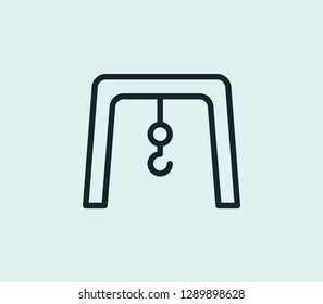 Overhead icon line isolated on clean background. Overhead icon concept drawing icon line in modern style. Vector illustration for your web mobile logo app UI design.