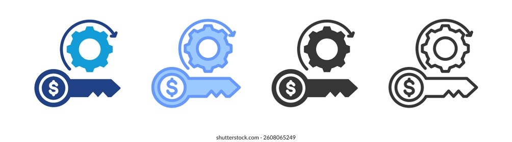 Overhead icon set multiple style collection