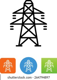 Overhead Power Line Icon