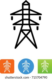 Overhead Power Line Icon