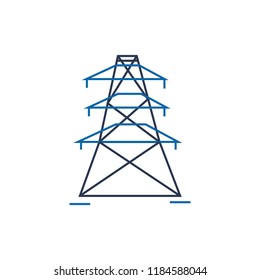 Overhead Power Line Icon Pull Icon Stock Vector (Royalty Free ...