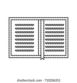overhead view of a book personal organiser planner bookmark