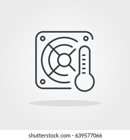 Overheating Icon