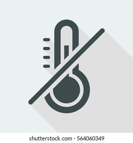 Overheating prevenction system - Vector web icon