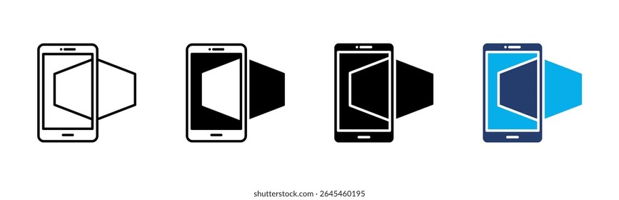 Overlaid Sensory icon sheet multiple style collection
