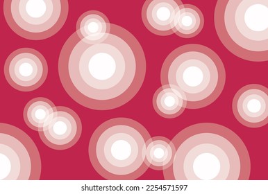 Overlap circle vector pattern. Semicircle curve pattern. Abstract vector. Seamless background. Simplicity. Backdrop.Gift wrap. Postcard.Graphic design. Multicolour.Fabric pattern.Textile. Polka dots.
