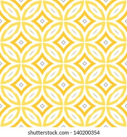 Overlap Circles Seamless Geometric Background Pattern