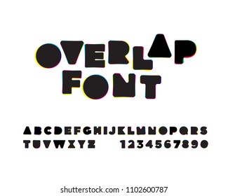 Overlap font set