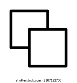 Overlap Icon Vector Symbol Design Illustration
