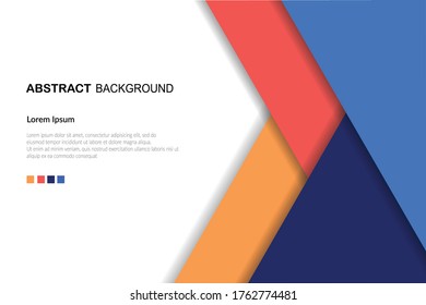 overlap layer paper cut abstract background