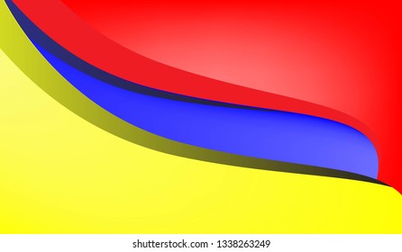 Overlap layers colorful background, Abstract paper cut concept