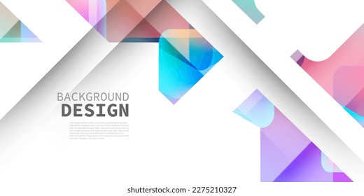 overlapping abstract background color Modern element vector illustration for background, banner, template or website page.