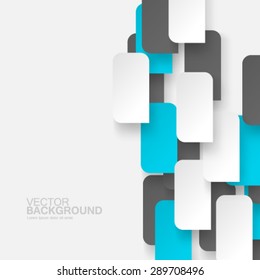 Overlapping Abstract Shapes Design Background
