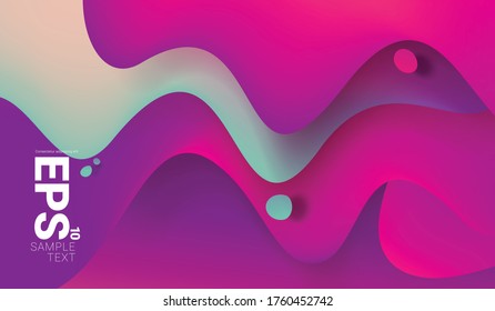 Überschneidungen Abstrakte Formen Gradient Moderner Hintergrund. Minimalistisches Creative Design Konzept.