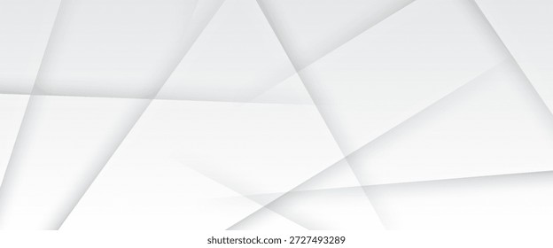 traslape de fondo. Abstractas fondo blanco y gris geométrico de lujo con espacio de copia. Ilustración vectorial. eps 10