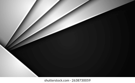 Overlapping background. Modern overlapping dimensional vector design.