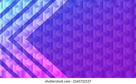 An overlapping background with triangular and square shapes and attractive pink and purple tones.
