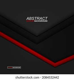 overlapping black and red background and has space to enter text dimensional vector image