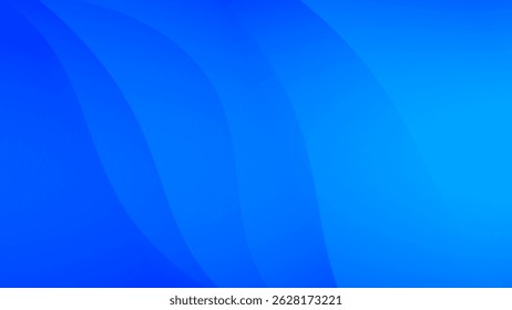 overlapping blue fluid smooth gradient abstract background