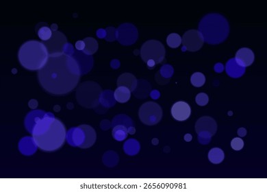 Círculos borrados sobrepostos organizados aleatoriamente com profundidade visual. Cria uma composição suave com um tom suave de ambiente.