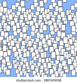 overlapping boxes seamless pattern illustration