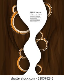 overlapping cartoon frame background illustration. eps10 vector format