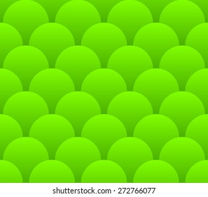 Overlapping circle shapes repeating pattern. Vector graphics.