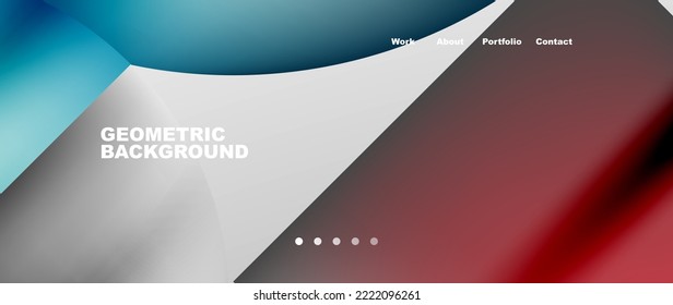 Overlapping circles abstract background template