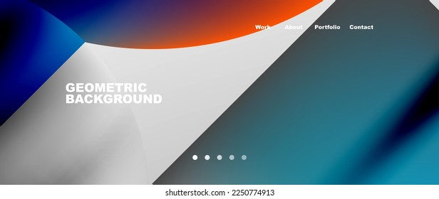 Overlapping circles abstract background template