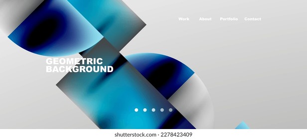 Overlapping circles abstract background template