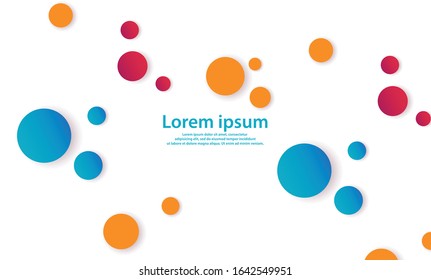 Overlapping Circles Design Digital Background