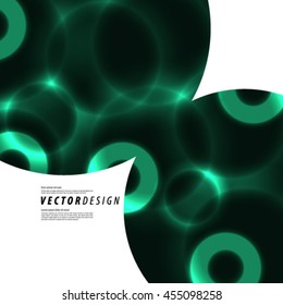 Overlapping Circles Modern Layout/Design Cover Background