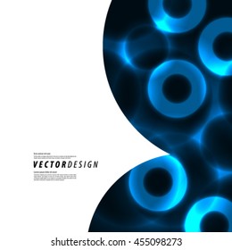 Overlapping Circles Modern Layout/Design Cover Background