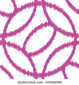 Overlapping circles pattern background tile