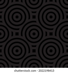Overlapping Circles Pattern. Seamless pattern. Abstract Background. Ethnic pattern background.