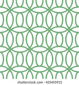 Overlapping circles pattern seamless background tile