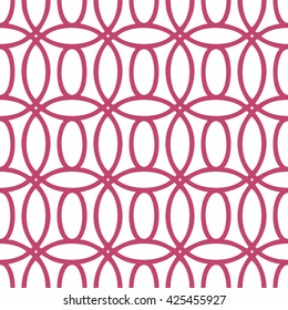 Overlapping circles pattern seamless background tile