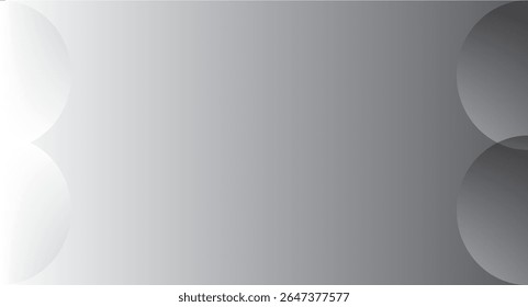 Overlapping circles in shades of gray, exhibiting a smooth gradient transition from light to dark. The circles appear translucent, allowing for a layered effect.