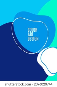 Overlapping circular abstract shapes and lines background. Creative design for wallpaper banner background or landing page. Vector illustration