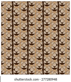 overlapping circular pattern star shape