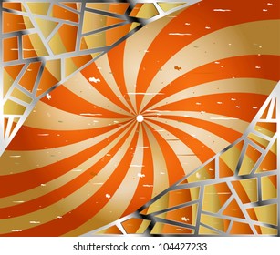 Overlapping of color grunge background
