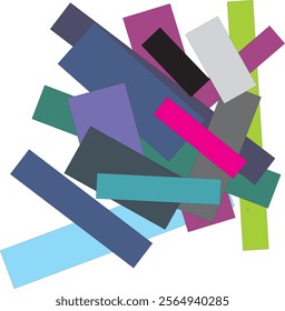 Overlapping colorful circles creating a vibrant and abstract geometric background or pattern