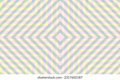 Las curvas superpuestas forman un patrón abstracto