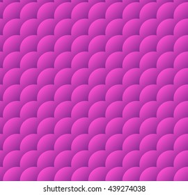 Overlapping diagonal circles with gradient fill. Simple modern, trendy repeatable pattern. Lamella, reticulate abstract background.