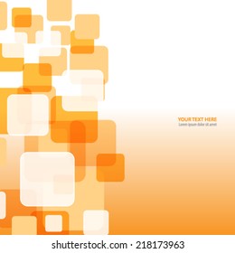 Overlapping Digital Squares Background