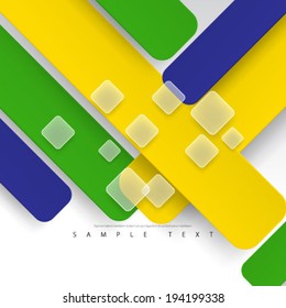Overlapping Elements Background